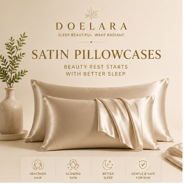 Doelara - Satin Pillowcase | 2PCS