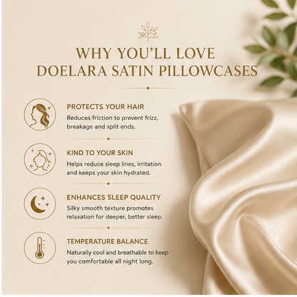 Doelara - Satin Pillowcase | 2PCS